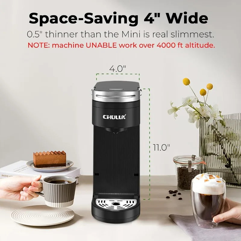 Compact K Cup Coffee Maker - Perfect for Travel Mugs