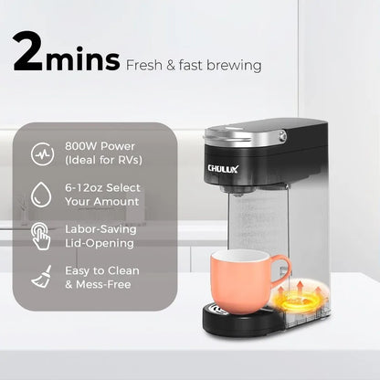 Compact K Cup Coffee Maker - Perfect for Travel Mugs